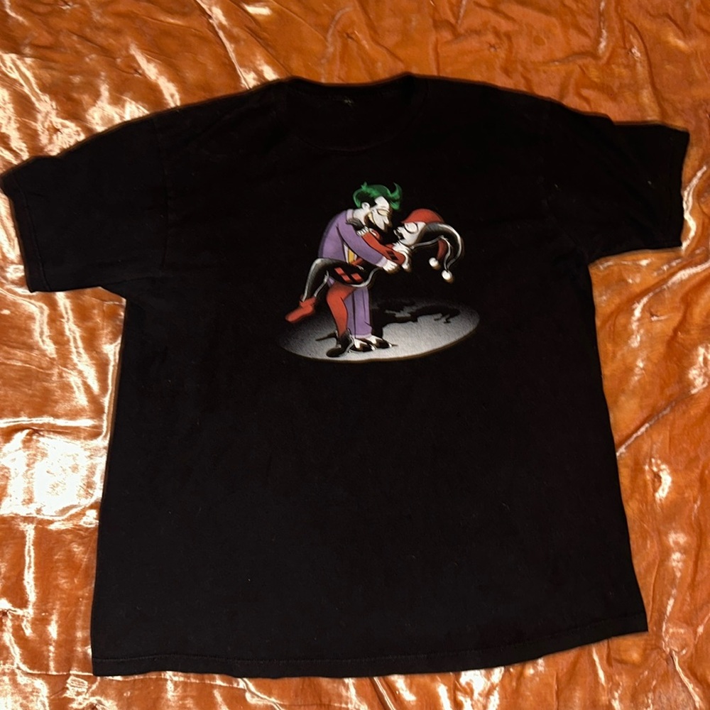 Men’s Joker & Harley Quinn Black Short Sleeve